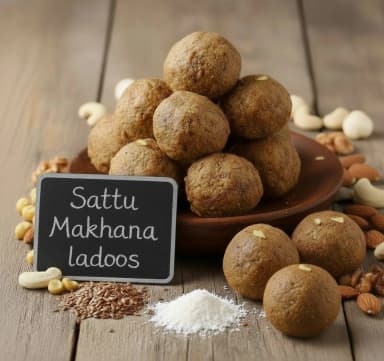 Sattu Makhana Ladoos