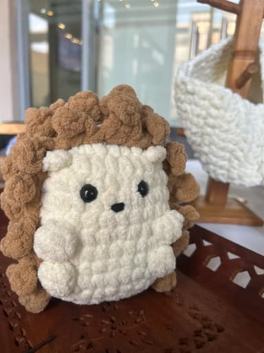Crochet Porcupine soft toy
