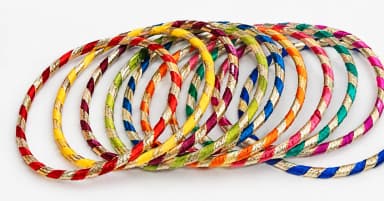 Thread bangles