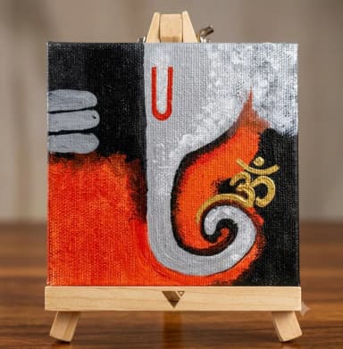 Divine Ganesha Canvas Art