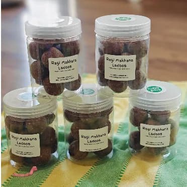 Ragi Makhana Ladoos